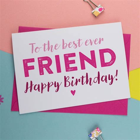 Canvas Birthday Card For Best Friend - Birthday Card - A is for Alphabet