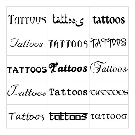 Tattoo Sexy: The Most Creative Tattoo Fonts