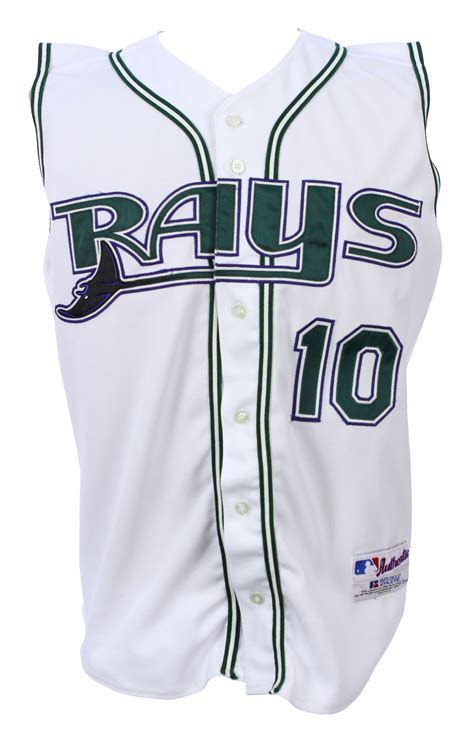 Lot Detail - 2003 Rey Ordonez Tampa Bay Devil Rays Game Worn Home ...