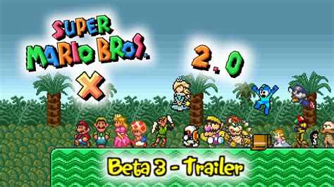 Super Mario Bros. X (SMBX) 2.0 Beta 3 - Trailer | Doovi