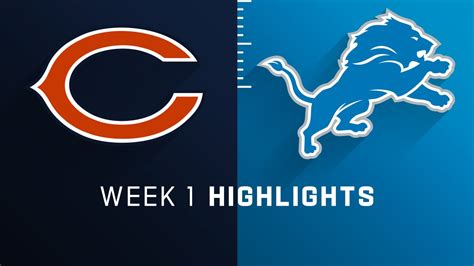 Chicago Bears vs. Detroit Lions highlights | Week 1