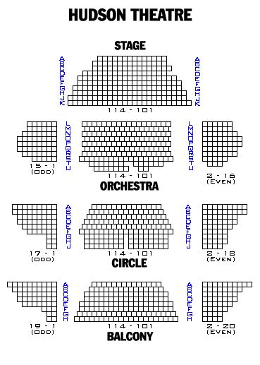 Seating Chart Gershwin Theater | wordacross.net