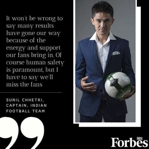 Indian football team captain. @chetri_sunil11 Credit: @forbesindia # ...