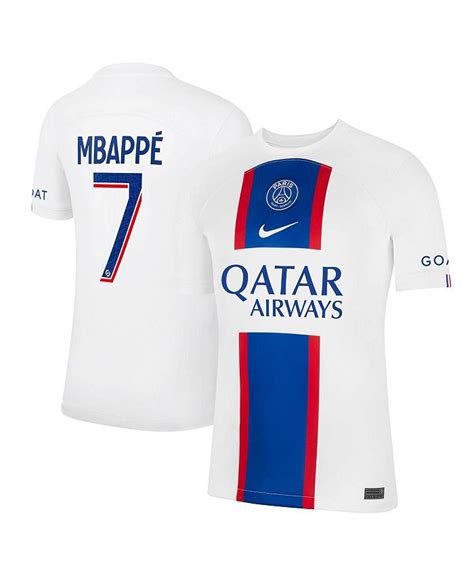 Nike Men's Kylian Mbappe White Paris Saint-Germain 2022/23 Third ...