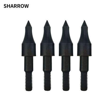 12pcs Black Archery Arrow Broadhead Practice Arrow Tips Crossbow ...