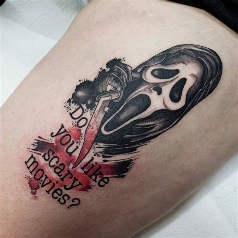 88 Ghostface Tattoos For 2024!