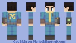 Fallout 76 - Vault Dweller Minecraft Skin