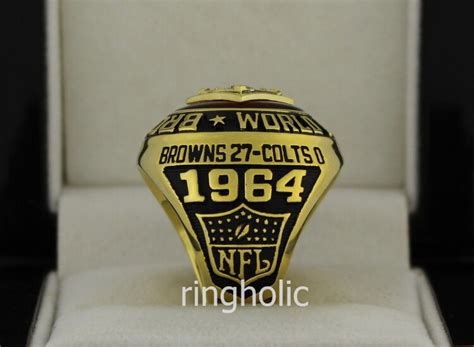 Cleveland Browns 1964 NFL Super Bowl Championship Ring