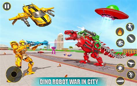 Flying Taxi Robot Car Games 3D para Android - Download