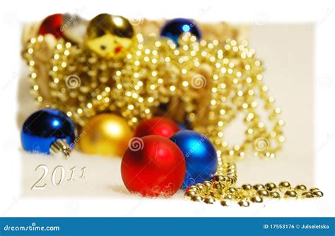 Close-up Christmas-tree Spheres Stock Photo - Image of color, single: 17553176