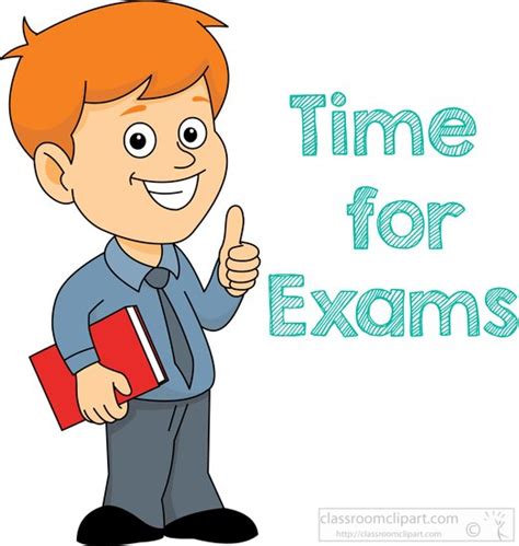 School : time-for-exam-student-thumbs-up-clipart-3156 : Classroom Clipart