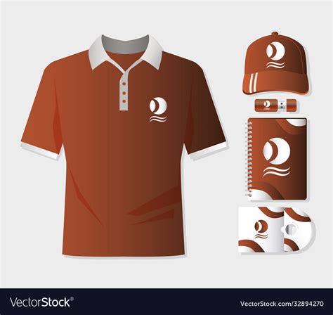 Shirt clothes and branding set icons Royalty Free Vector