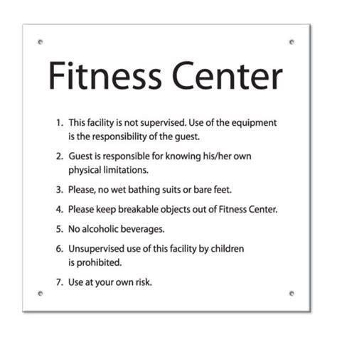 Fitness Center - Rising Signs