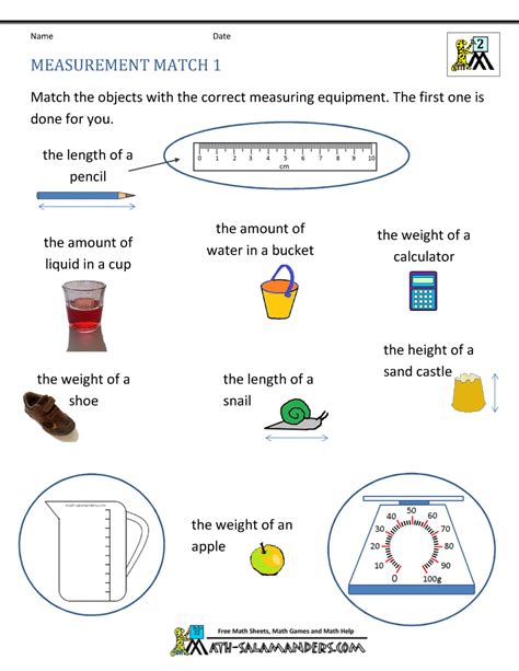 2nd Grade Measurement Worksheets