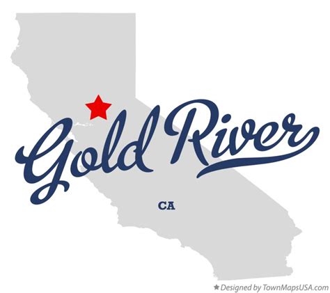 Map of Gold River, CA, California