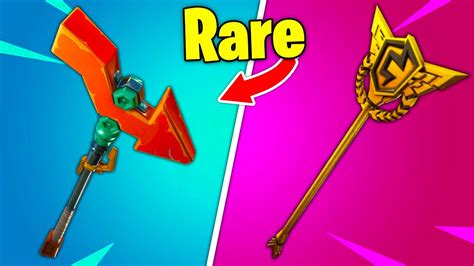 15 RAREST Pickaxes in Fortnite… - YouTube