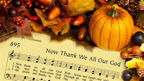 Three Thanksgiving Hymn Histories