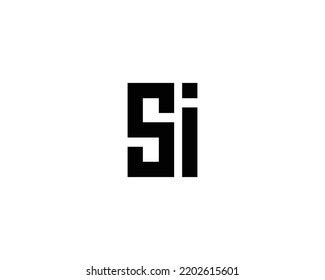 Si Logo Design Vector Template Stock Vector (Royalty Free) 2202615601 | Shutterstock