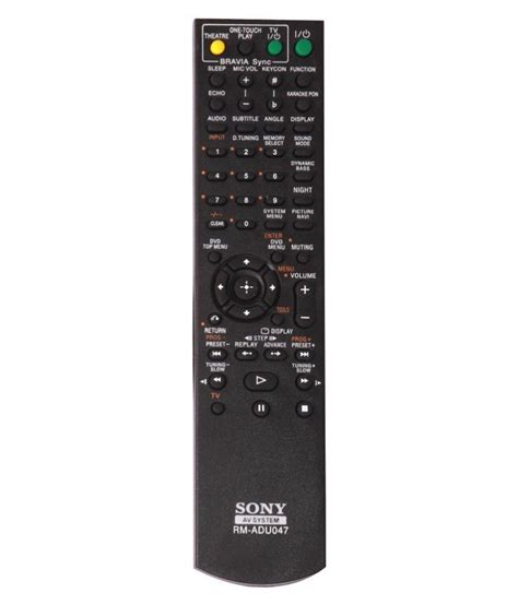 Buy Sony Home Theatre Remote "Compatible with" Sony Audio Systems ...