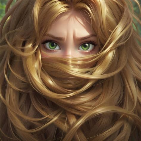 Rapunzel Tangled in Hair by TheAlphega on DeviantArt