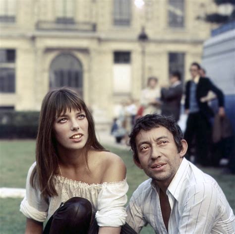 Cuadro y póster Jane Birkin y Serge Gainsbourg cerca del Louvre ...