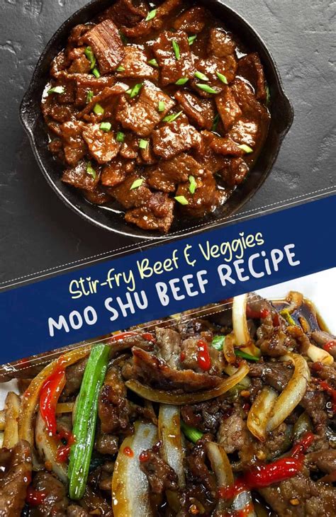 Moo Shu Beef Recipe - The Fork Bite