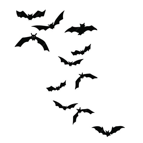 Halloween Bat Silhouettes