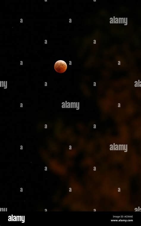 red moon eclipse Stock Photo - Alamy