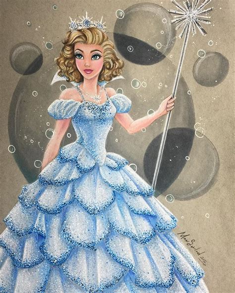 Glinda the Good Witch by Max Stephen | Disney fan art, Disney drawings, Disney princess art