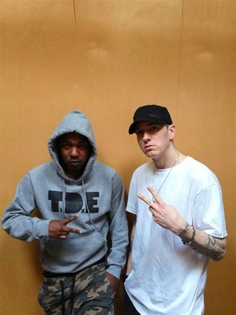 Cool photo I saw recently. Two rap legends in one pic : r/Eminem