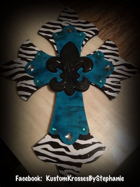 Zebra Cross | Cross art, Crafts, Wooden cross