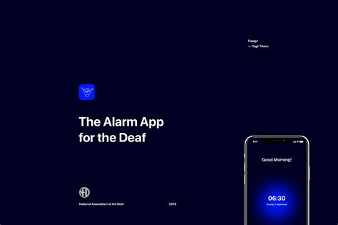 Alarm App for the Deaf :: Behance