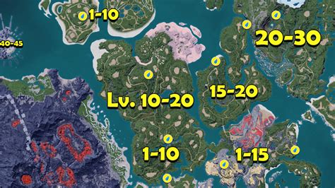 Palworld Map Levels and Boss Order Guide - Siliconera