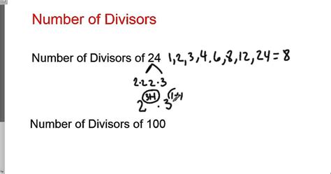 Number of Divisors - YouTube