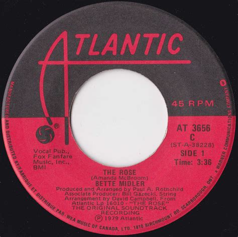 Bette Midler - The Rose (1979, Vinyl) | Discogs