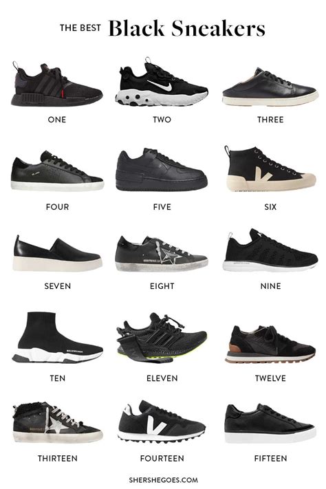 Back to Black: The 6 Best Black Sneakers for Women! (2021) | Black ...