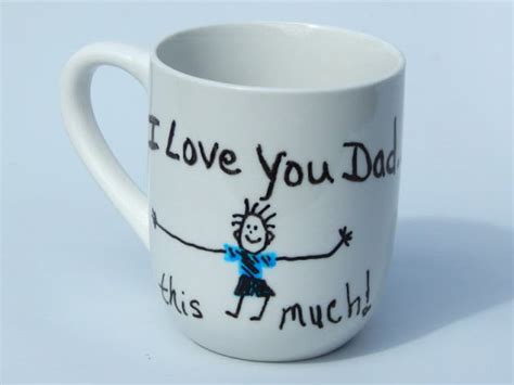 DIY Painted Father's Day Mugs - This Ole Mom