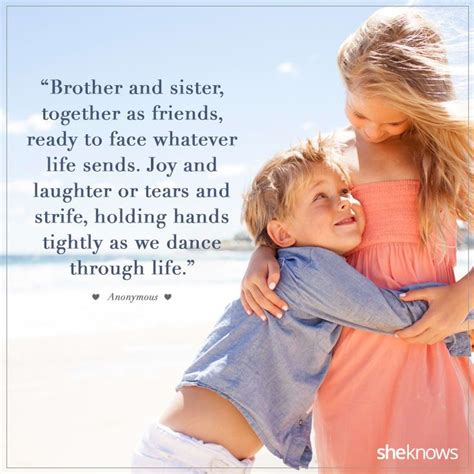 Beautiful Quotes For Brother And Sister - ShortQuotes.cc