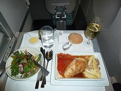 British Airways Business Class Food