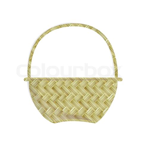 Empty vector basket | Stock vector | Colourbox