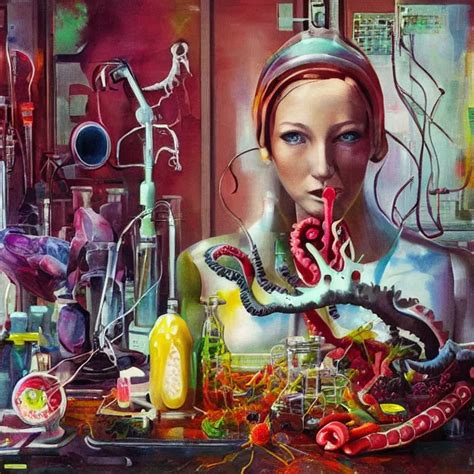female android in her apartment, surgical equipment, | Stable Diffusion | OpenArt