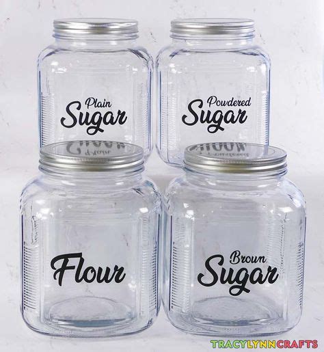 How to Make Kitchen Canister Labels to Help Organize Your Kitchen DIY