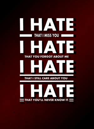 I Hate That I Love You Quotes. QuotesGram