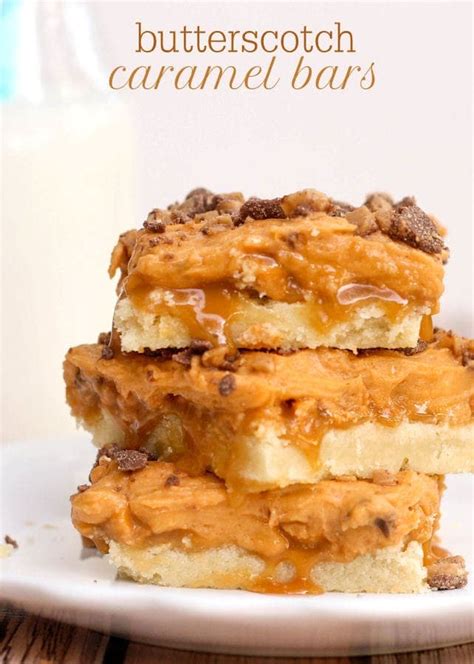 Butterscotch Caramel Bars