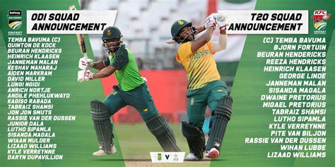 South Africa Vs Pakistan 2021: CSA Announce ODI And T20I Squads; No IPL ...