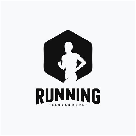 Run Logo Design vector logo design 11071962 Vector Art at Vecteezy