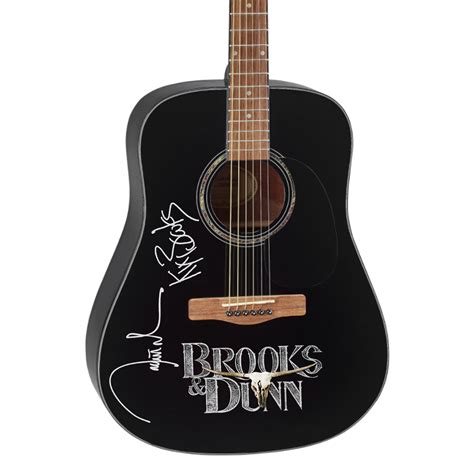 Autographed Brooks & Dunn Acoustic Guitar