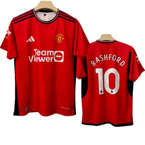 Manchester United 2023-24 Rashford Home Jersey - Cyberried Store