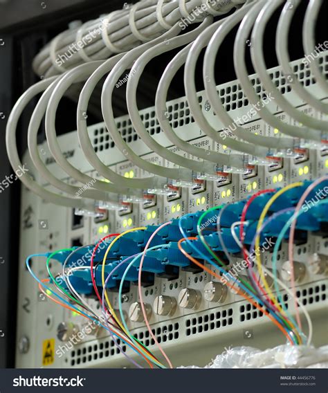 Shot Of Servers And Network Cables In A Technology Data Center See More In My Portfolio Stock ...