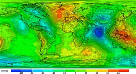 Gravity map of Earth. : r/MapPorn